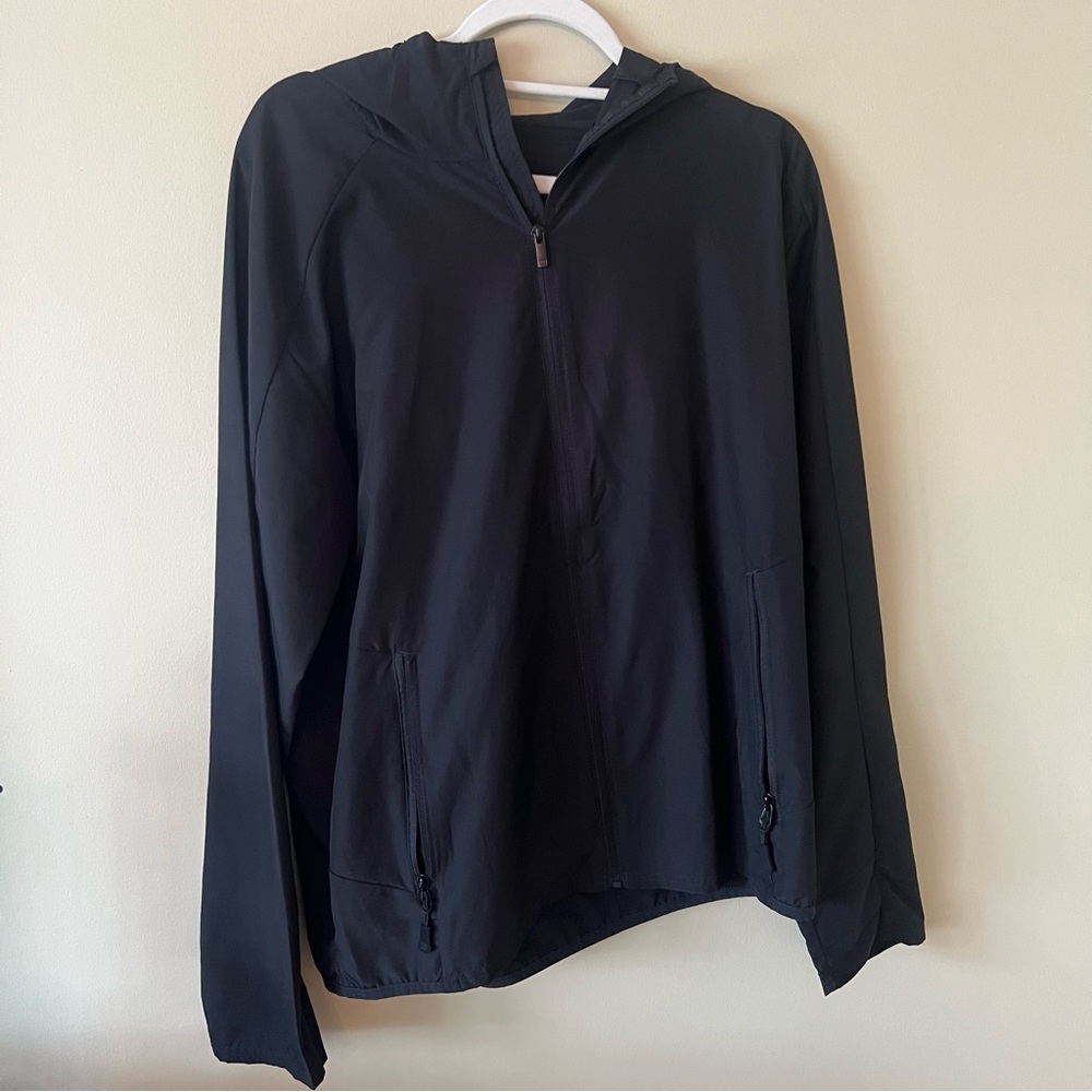 All in Motion Black Windbreaker (Size Medium)